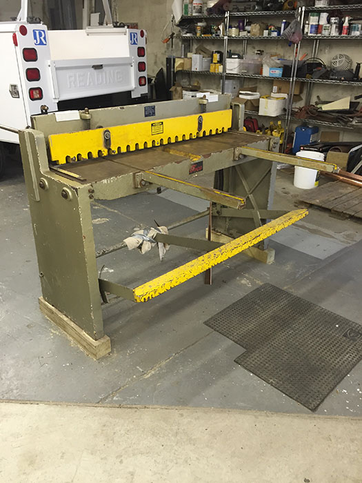 16 Ga. x 52" ENCO ... FOOT SHEAR "NO BACK GAGE"